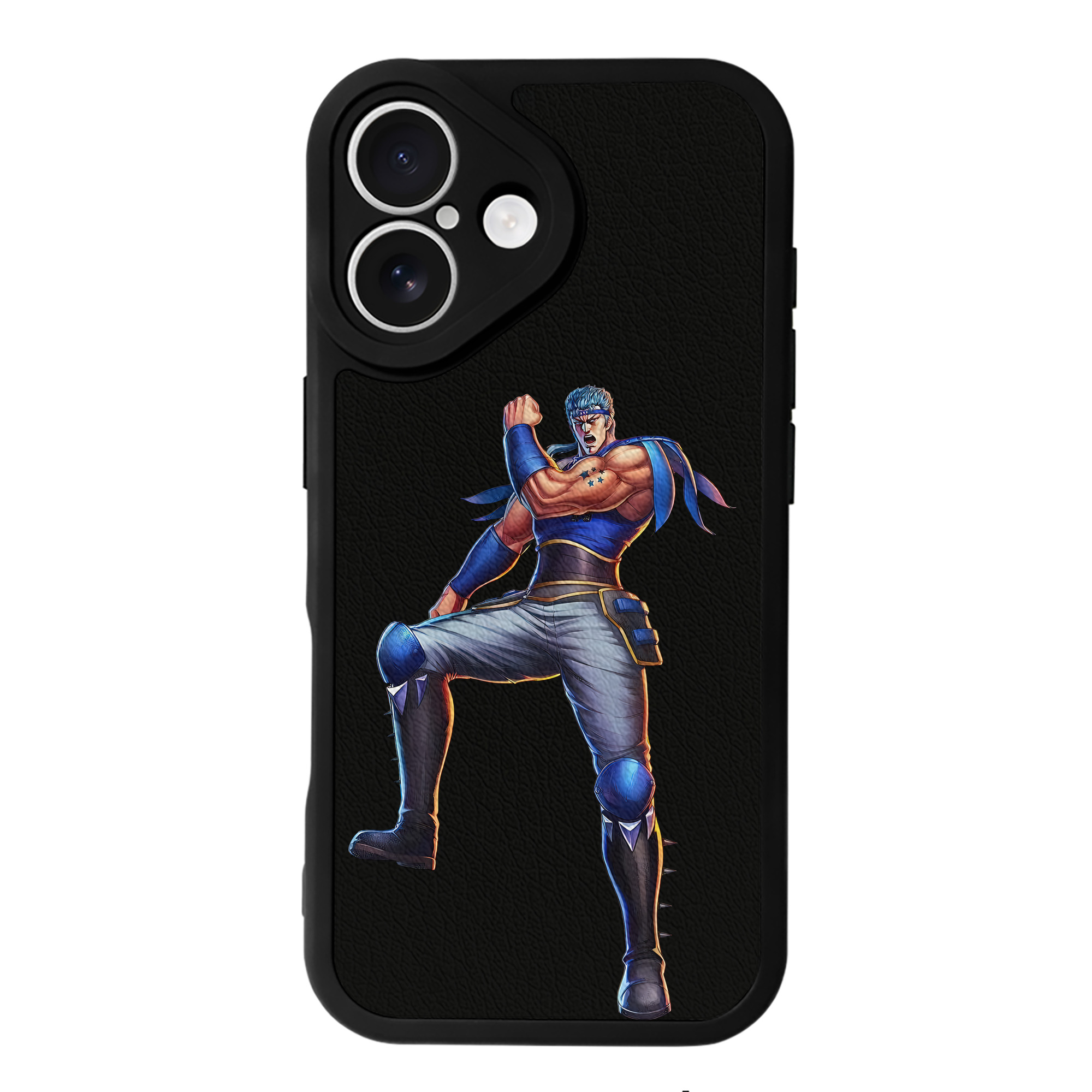 （画像用） 北斗の拳 Fist of the North Star 【iPhone 16シリーズ対応】シリコンスマホケース（レザー調） 材質：シリコン